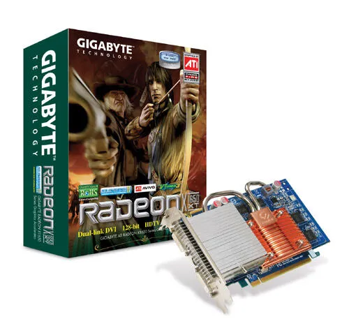 GIGABYTE Radeon X1650XT 256MB GDDR3 Ekran Kartı