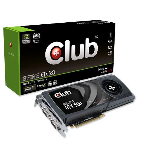 CLUB3D CGNX-X5836 5 GB GeForce GTX 580 GDDR5 Ekran Kartı Thumbnail 3