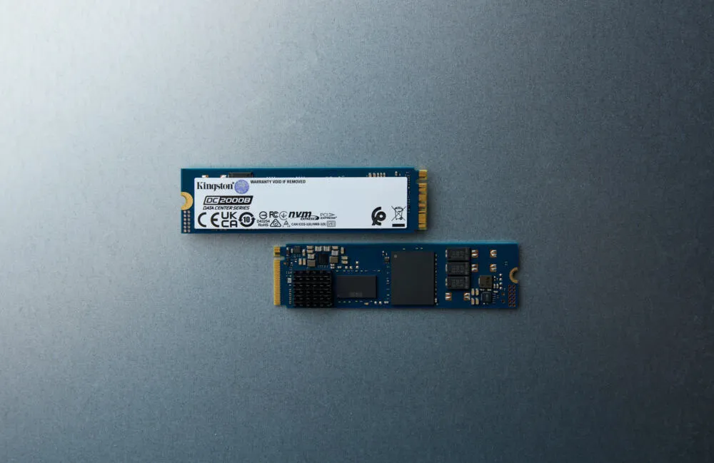 Kingston Technology DC2000B SEDC2000BM8/480G 480 GB M.2 22x80 Gen4 Soğutuculu NVMe SSD Thumbnail 9