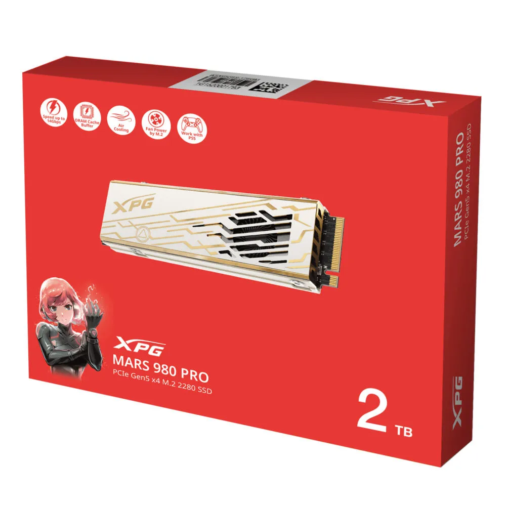 ADATA MARS 980 PRO SMAR-980P-2TCI 2 TB M.2 22x80 Gen5 NVMe SSD Thumbnail 10