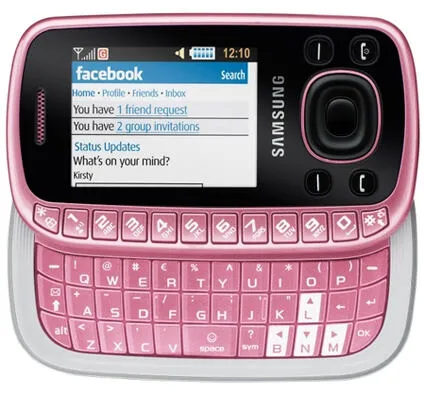 Samsung B3310 5,08 cm (2") Tek SIM 800 mAh Pembe Akıllı Telefon Thumbnail 0