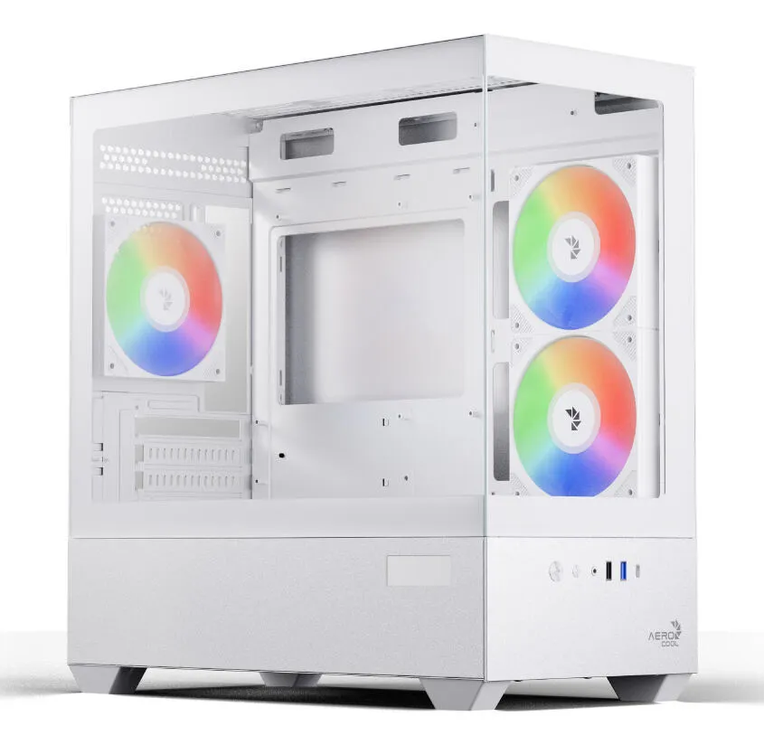 Aerocool P300D Digi-G-WT-v1 Mini Dikey (Tower) Beyaz Kas