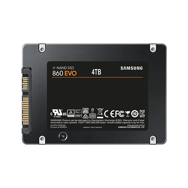 Samsung 860 EVO 4 TB MZ-76E4T0E 2.5" SATA3 SSD Thumbnail 2