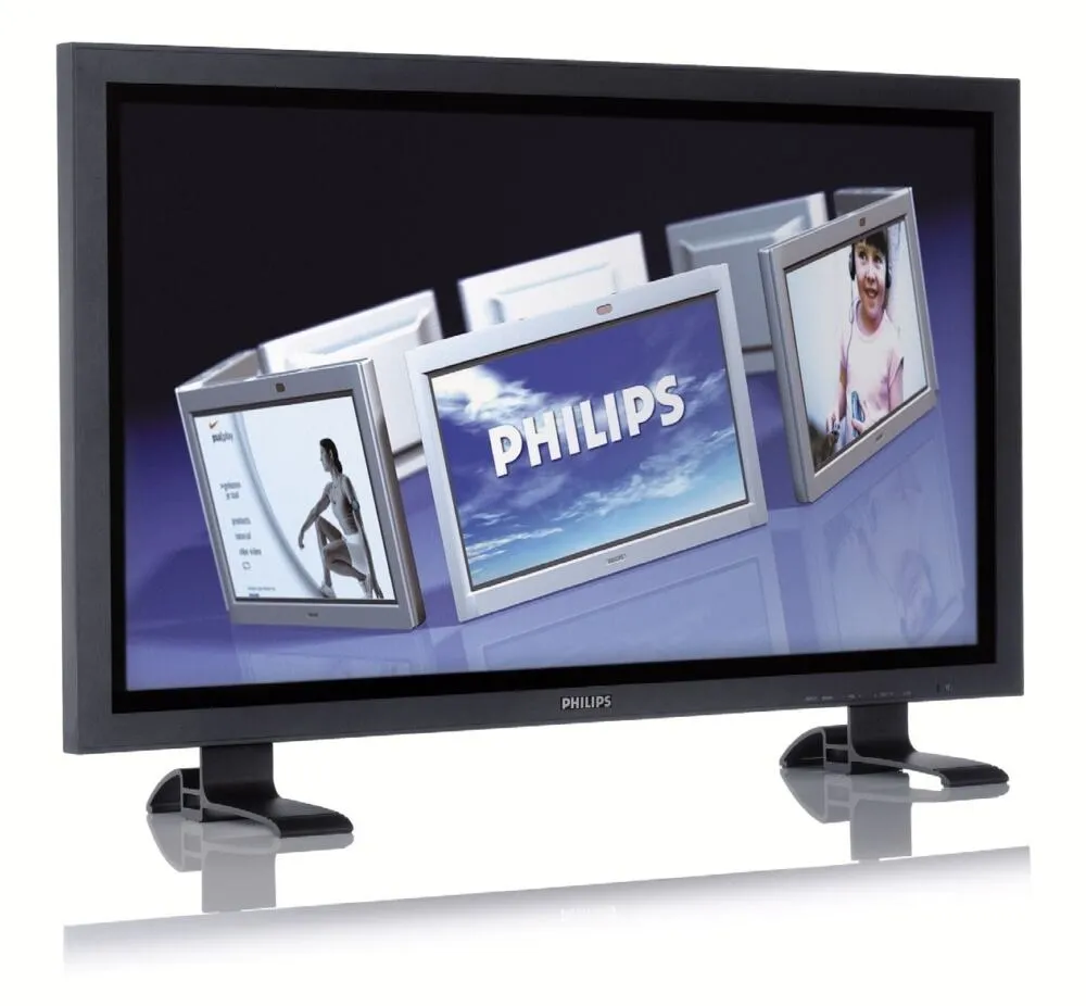Philips 42" Wide VGA Plasma Monitor + Vogel-s Bracket Siyah TV Televizyon (TV)
