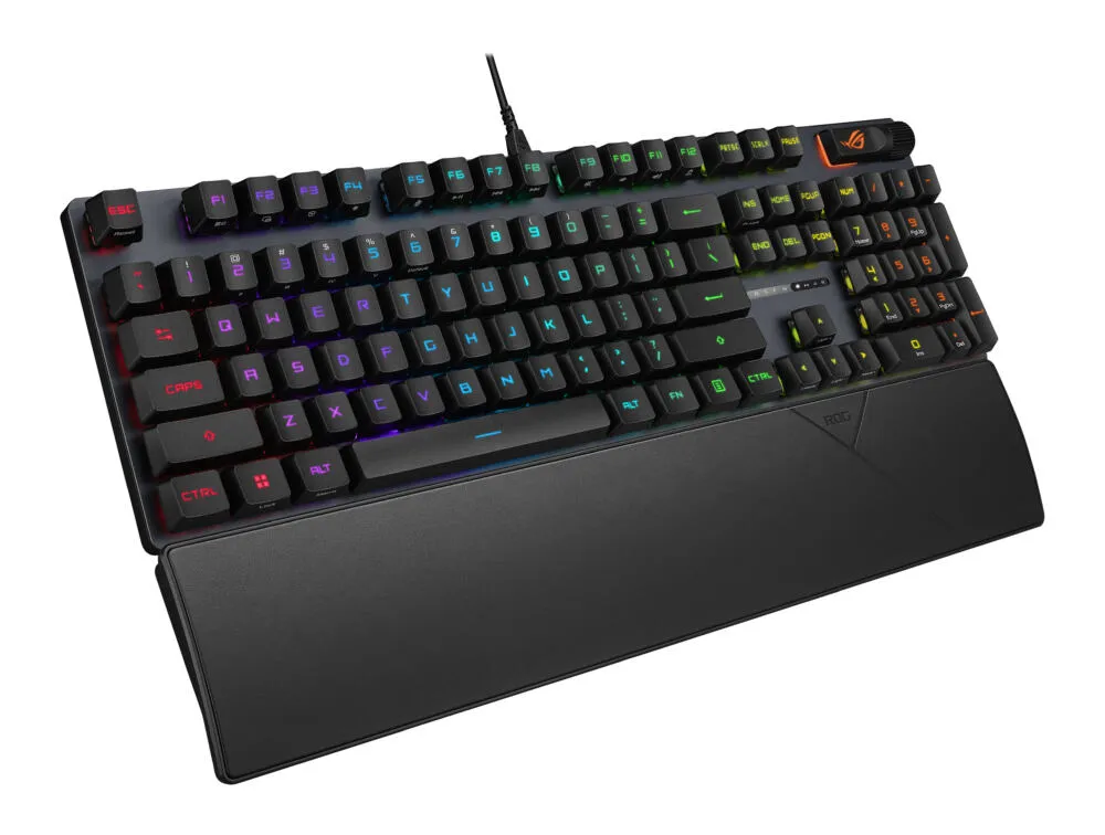 ASUS ROG Strix Scope II RX Oyun USB QWERTY Siyah Klavye Thumbnail 3