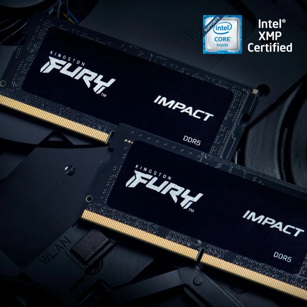 Kingston Technology FURY Impact KF556S40IBK2-32 32 GB (2x16GB) DDR5 SO-DIMM RAM Bellek Thumbnail 8