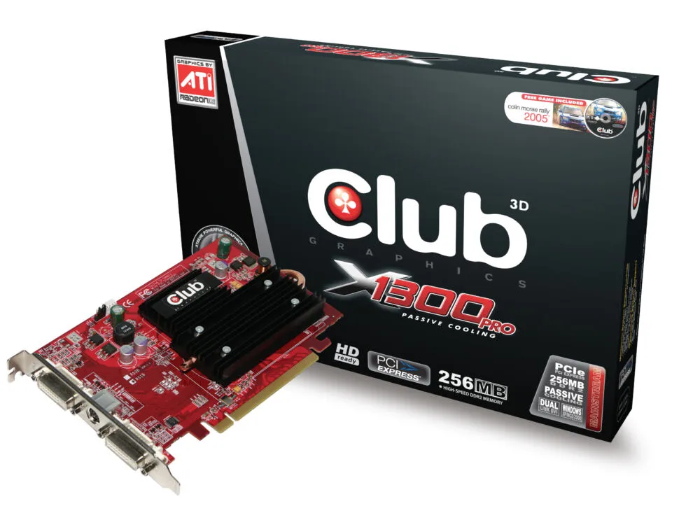CLUB3D X1300 Pro 256MB 16X GDDR2 128 MB Ekran Kartı