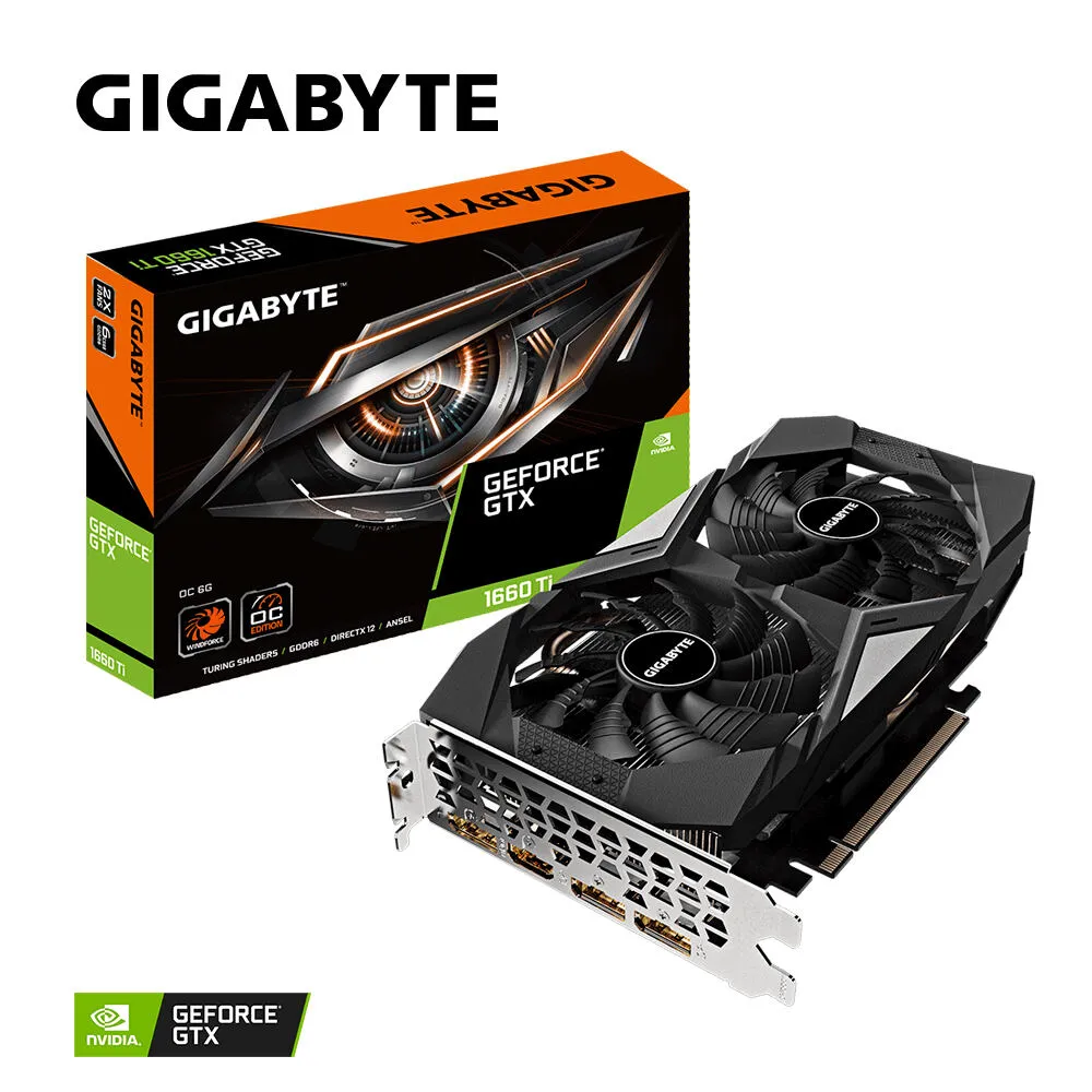 GIGABYTE GeForce GTX 1660 Ti OC 6 GB GVN166TOC6GD Ekran Kartı Thumbnail 2