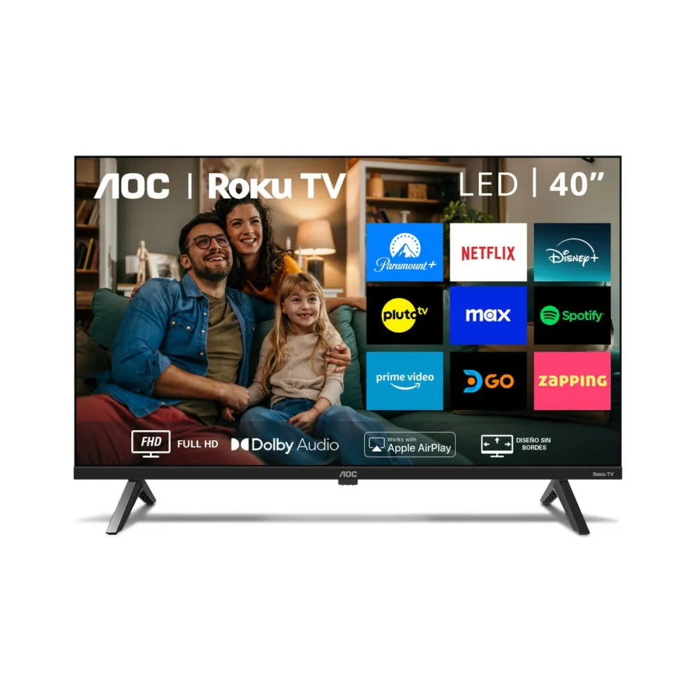 AOC 40S5045 Full HD kalitesi Smart Siyah TV Televizyon (TV)
