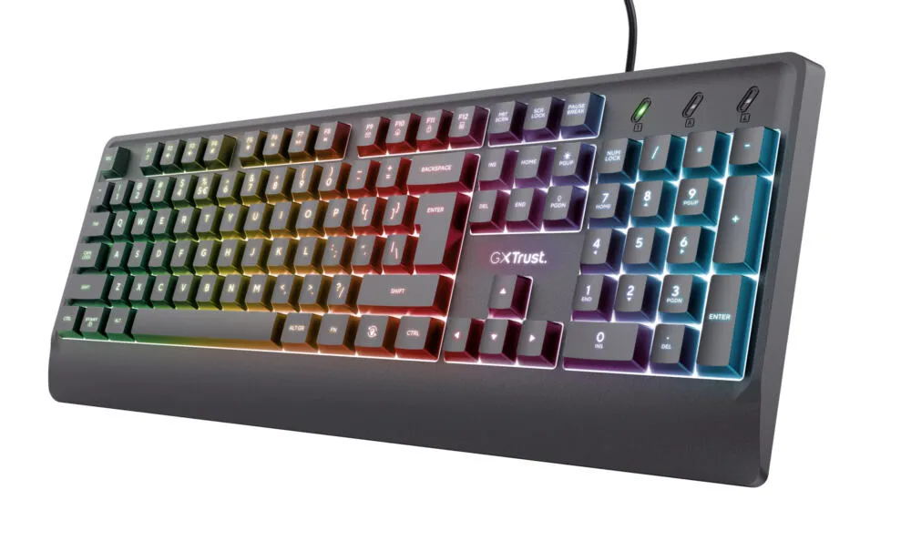 Trust Ziva 24467 RGB Oyuncu Klavyesi Thumbnail 1