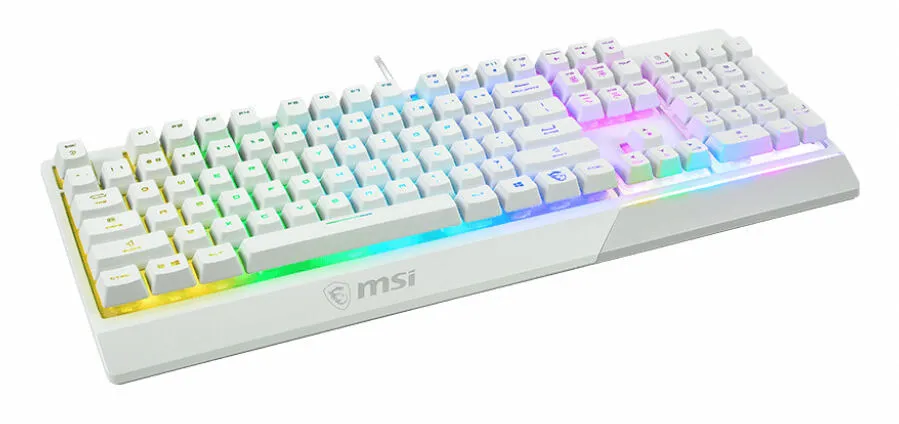 MSI VIGOR GK30 WHITE UA Mekanik RGB Oyuncu Klavyesi Thumbnail 6