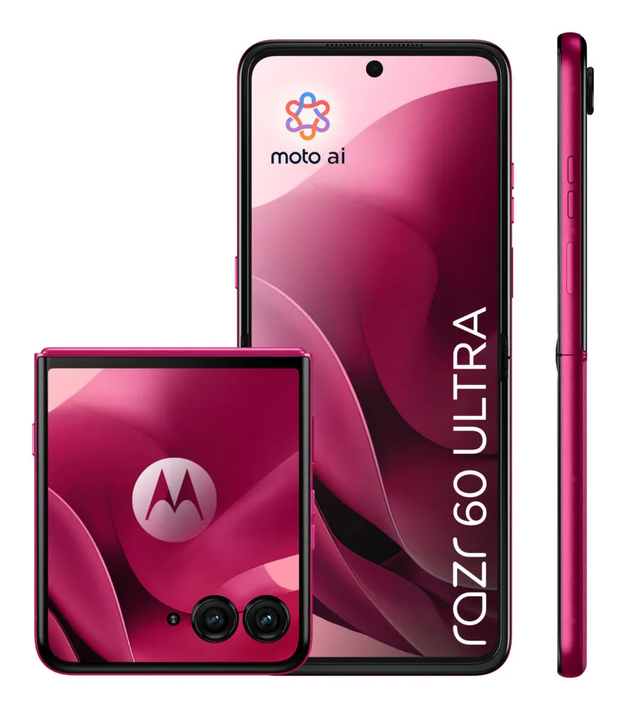Motorola razr 60 ultra PB8R0060SE 512 GB 16 GB RAM 5G Pembe Akıllı Telefon Thumbnail 3