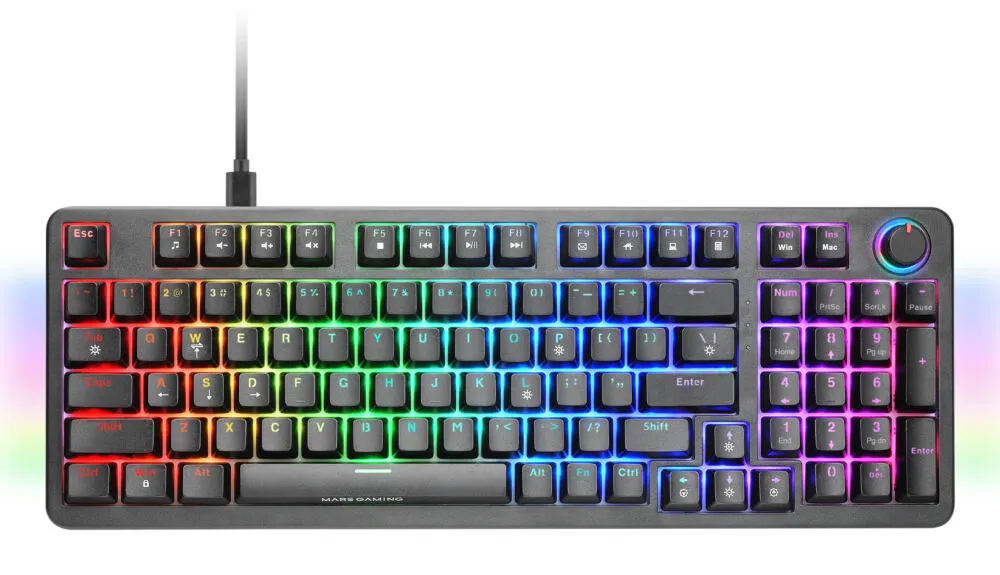 Mars Gaming MKPROYUS Mekanik RGB Oyuncu Klavyesi Thumbnail 1