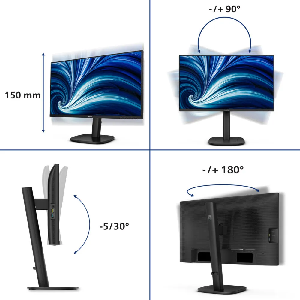Philips 24B2N3200J/67 23.8 inç 120Hz Full HD Oyuncu Monitörü Thumbnail 7