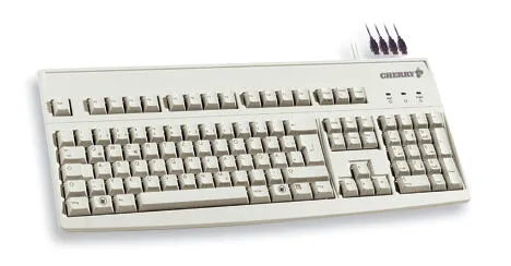 CHERRY G83-6504 USB-Hub Gri Klavye