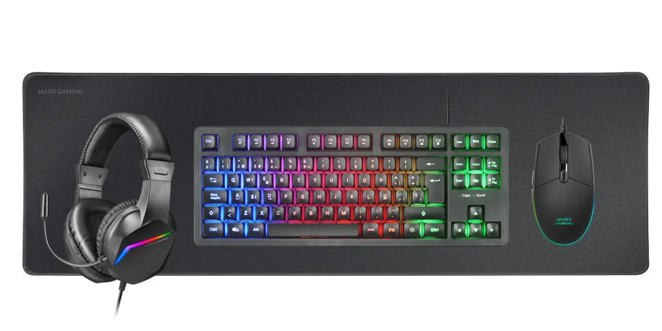 Mars Gaming MCP-RGB3 MCPRGB3ES Oyuncu Klavyesi Thumbnail 1