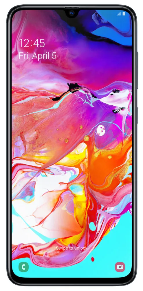 Samsung Galaxy A70 SM-A705 17 cm (6.7") Çift SIM Android 9.0 4G USB C Tipi 128 GB 4500 mAh Siyah Akıllı Telefon Cep Telefonu