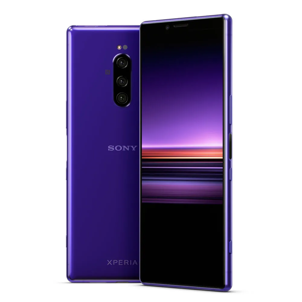 Sony Xperia 1 16,5 cm (6.5") Çift SIM Android 9.0 4G USB C Tipi 6 GB 128 GB 3330 mAh Mor Akıllı Telefon Cep Telefonu
