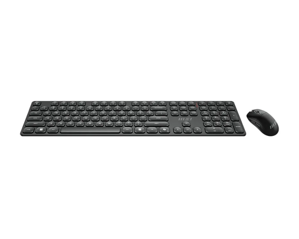 MSI FORGE K210 WIRELESS COMBO Fare dahil Ev / Ofis USB Siyah Klavye & Mouse Seti Thumbnail 3