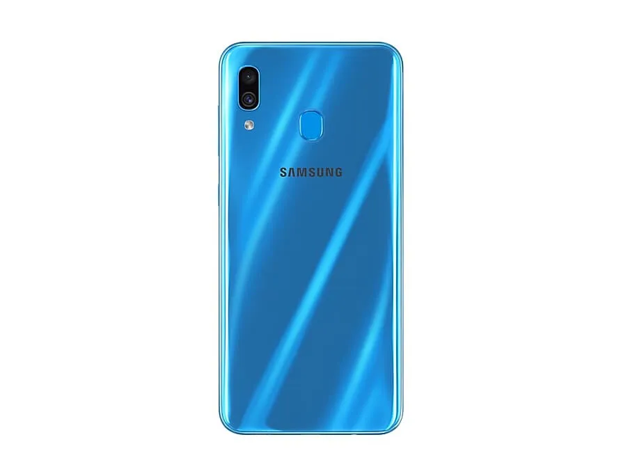 Samsung Galaxy A30 SM-A305F 16,3 cm (6.4") Çift SIM 4G USB C Tipi 4000 mAh Mavi Akıllı Telefon Cep Telefonu