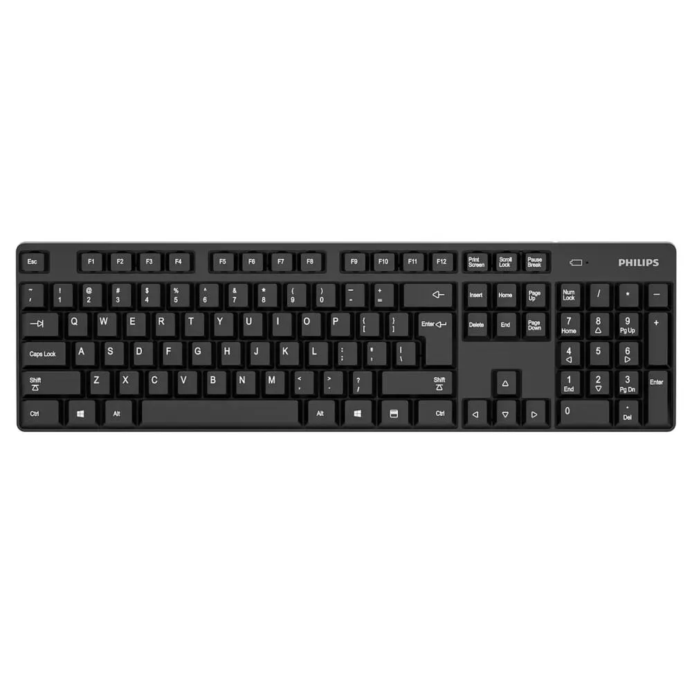 Philips 500 series SPT6501B/89 Fare dahil Evrensel RF kablosuz QWERTY Siyah Klavye
