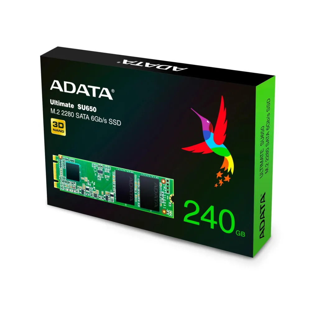 ADATA Ultimate SU650 240 GB ASU650NS38-240GT-C M.2 SSD Thumbnail 1