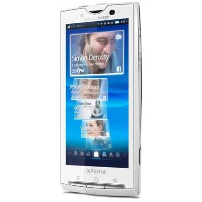 Sony Xperia X10 10,2 cm (4") Çift SIM Beyaz Akıllı Telefon