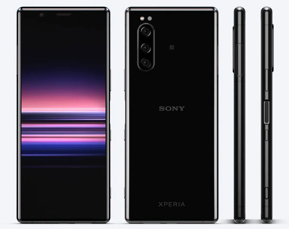 Sony Xperia 5 15,5 cm (6.1") Çift SIM Android 9.0 4G USB C Tipi 6 GB 128 GB 3140 mAh Siyah Akıllı Telefon Cep Telefonu