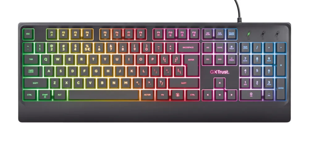 Trust Ziva 24467 RGB Oyuncu Klavyesi Thumbnail 3