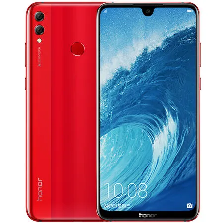 Honor 8X Max 18,1 cm (7.12") Çift SIM 4G Micro-USB 4 GB 128 GB 5000 mAh Kırmızı Akıllı Telefon Cep Telefonu