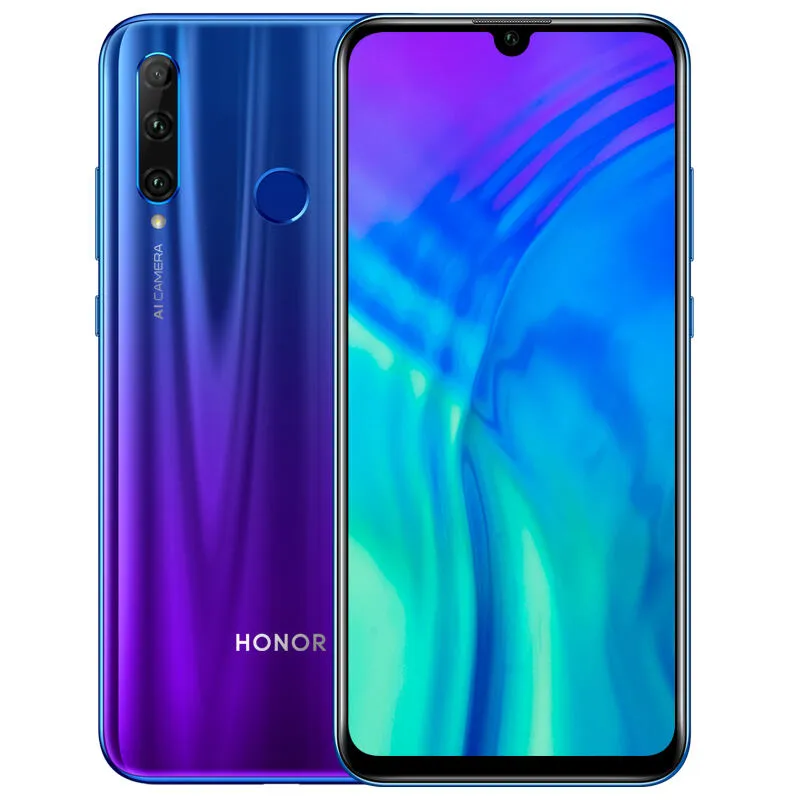 Honor 20i 15,8 cm (6.21") Çift SIM 4G 6 GB 64 GB 3400 mAh Mavi Akıllı Telefon Cep Telefonu