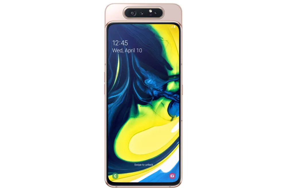 Samsung SM-A805F 8 GB SM-A805FZDDTPH 128 GB 8 GB RAM Pembe altın Akıllı Telefon Thumbnail 4