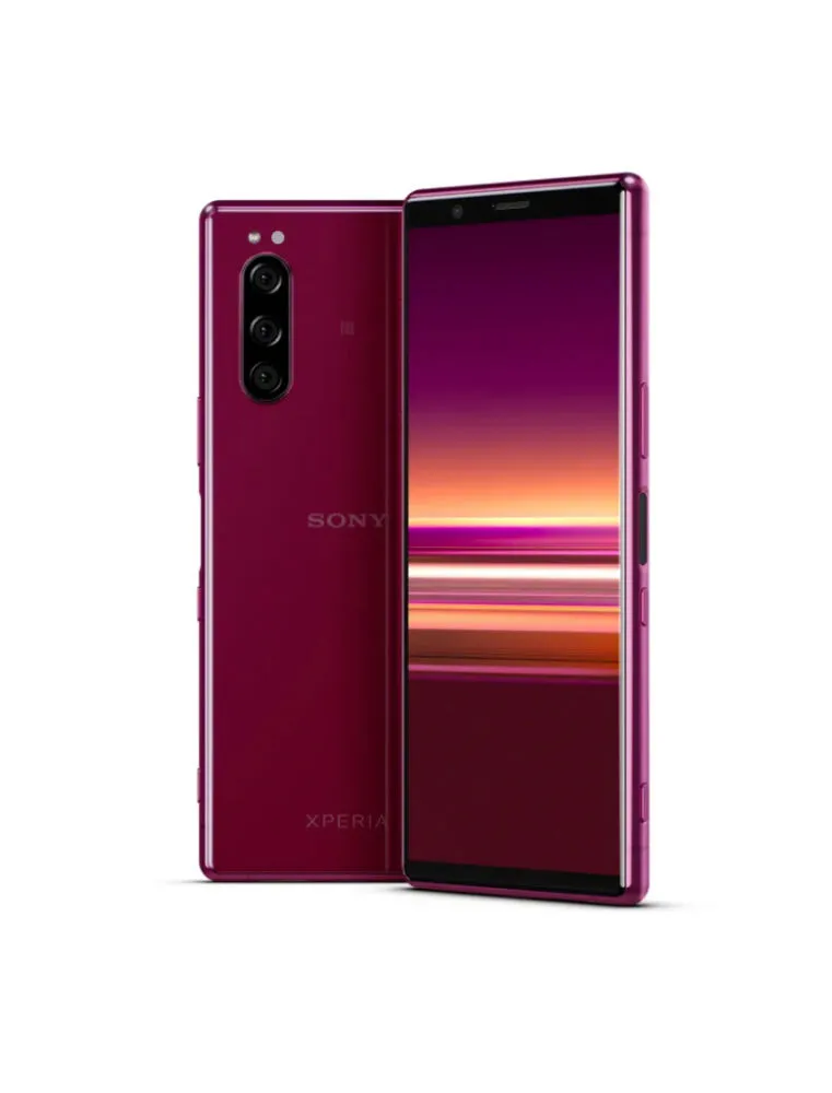 Sony Xperia 5 15,5 cm (6.1") Android 9.0 4G USB C Tipi 6 GB 128 GB 3140 mAh Kırmızı Akıllı Telefon Cep Telefonu