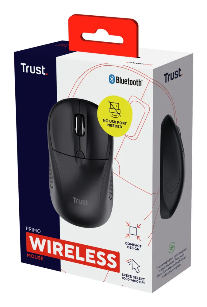 Trust Primo 24966 1600 DPI Bluetooth Kablosuz Mouse Thumbnail 10