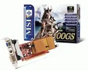 MSI NX7100GS-TD256E 256MB DDR2 PCI-Expressx16 64bit TVout DVI V027-210R GDDR2 Ekran Kartı Thumbnail 2