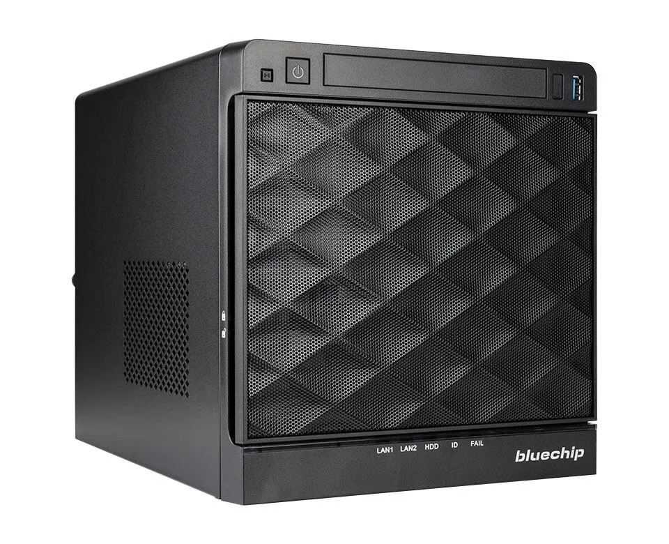 bluechip SERVERline T30315a *Mini Server* sunucu 2 TB Mini Dikey (Tower) Intel® Xeon® E-2124 3,3 GHz 16 GB DDR4-SDRAM 265 W