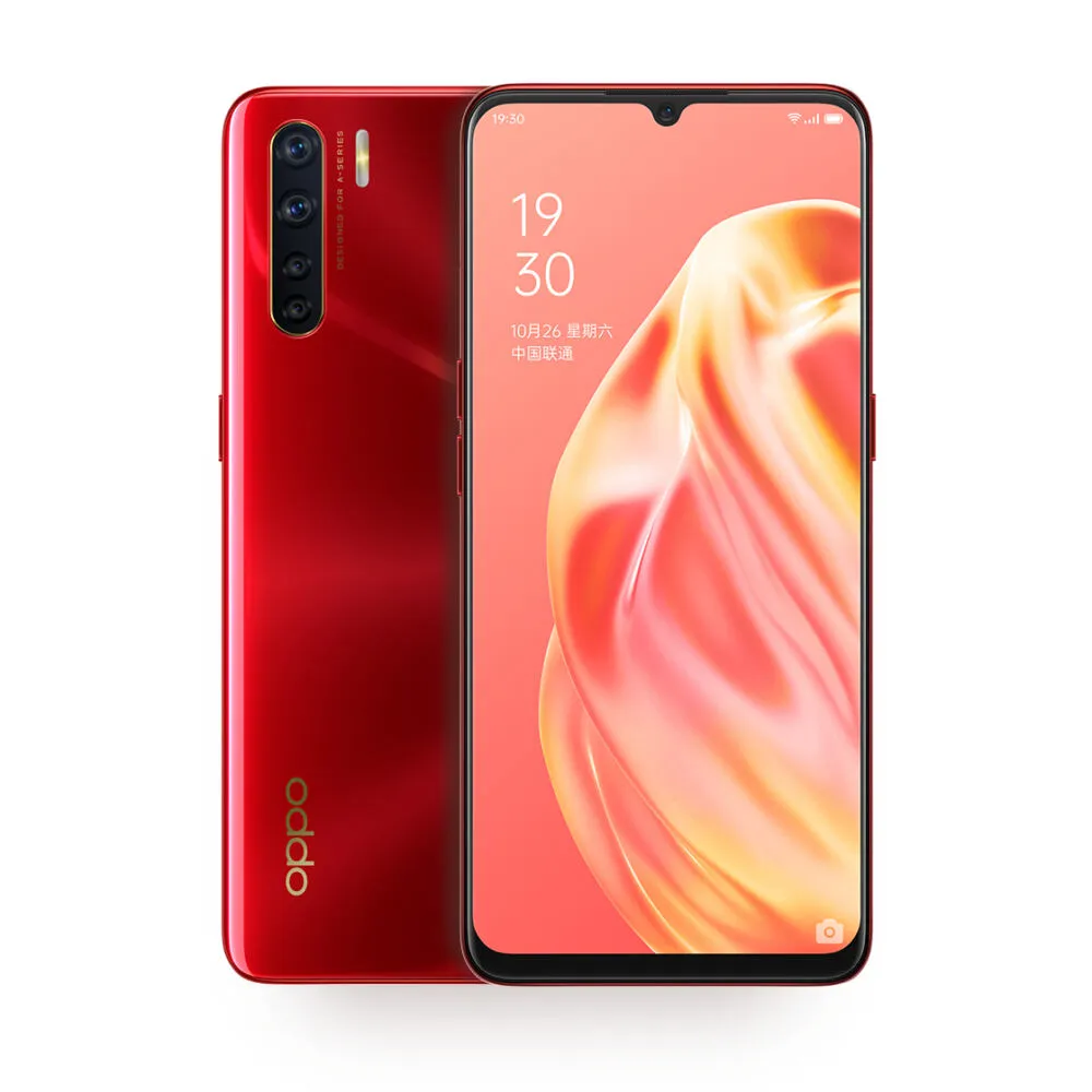 OPPO A91 16,3 cm (6.4") Çift SIM ColorOS 4G USB C Tipi 8 GB 128 GB 4025 mAh Kırmızı Akıllı Telefon
