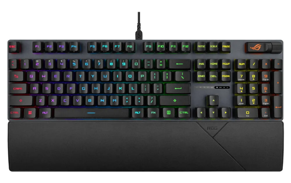 ASUS ROG Strix Scope II RX Oyun USB QWERTY Siyah Klavye Thumbnail 1