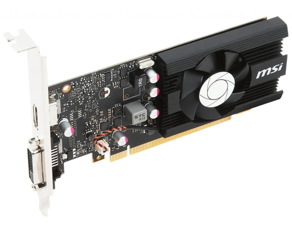 MSI GT 1030 2G LP OCV1 NVIDIA GeForce GT 2 GB GDDR5 Ekran Kartı Thumbnail 3