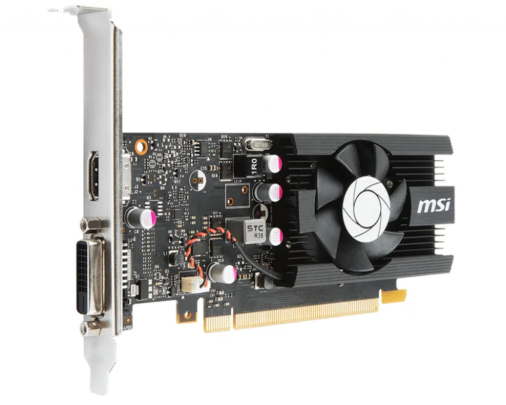 MSI GT 1030 2G LP OCV1 NVIDIA GeForce GT 2 GB GDDR5 Ekran Kartı Thumbnail 2
