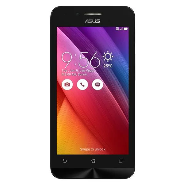 ASUS ZenFone Go ZC451TG-1A023IN 11,4 cm (4.5") Çift SIM Android 5.1 3G Micro-USB 1 GB 8 GB 1600 mAh Siyah Akıllı Telefon