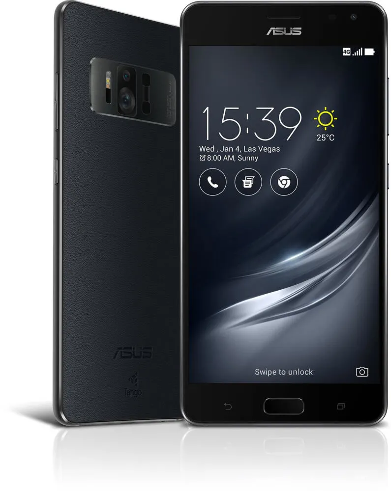 ASUS ZenFone ZS571KL-2A050A 14,5 cm (5.7") Çift SIM Android 7.0 4G USB C Tipi 8 GB 128 GB 3300 mAh Siyah Akıllı Telefon