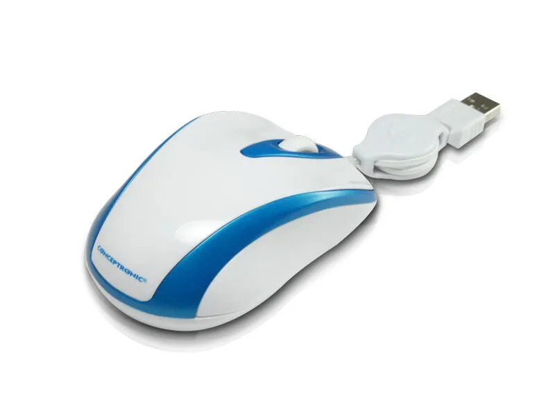 Conceptronic CLLMTRAVCOBL A tipi USB Optik 800 DPI Mouse Fare