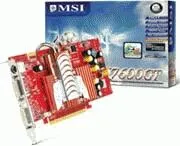 MSI NX7600GT-T2D256EZ 256MB GDDR3 PCI Expressx16 128bit TVout V063-050R Ekran Kartı Thumbnail 1