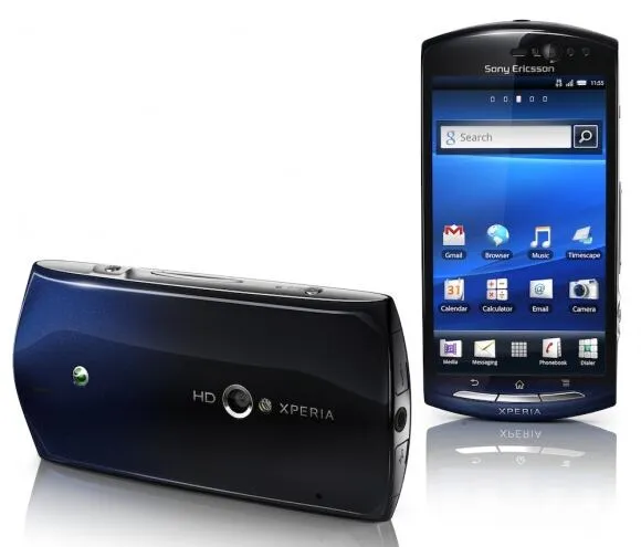Sony Xperia neo 9,4 cm (3.7") Tek SIM 3G 0,5 GB 1 GB Mavi Akıllı Telefon
