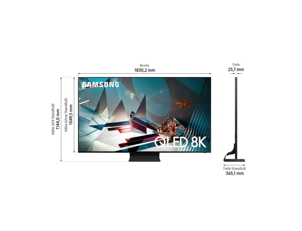 Samsung GQ82Q800TGTXZG 82 inç 8K Ultra HD QLED TV Thumbnail 10
