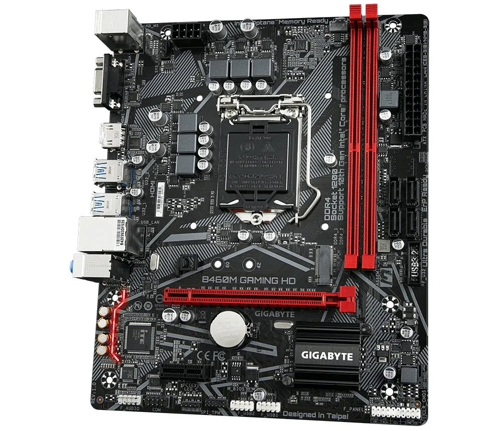 GIGABYTE B460M GAMING HD LGA1200 2x DDR4 1x M.2 Micro-ATX Anakart Thumbnail 8