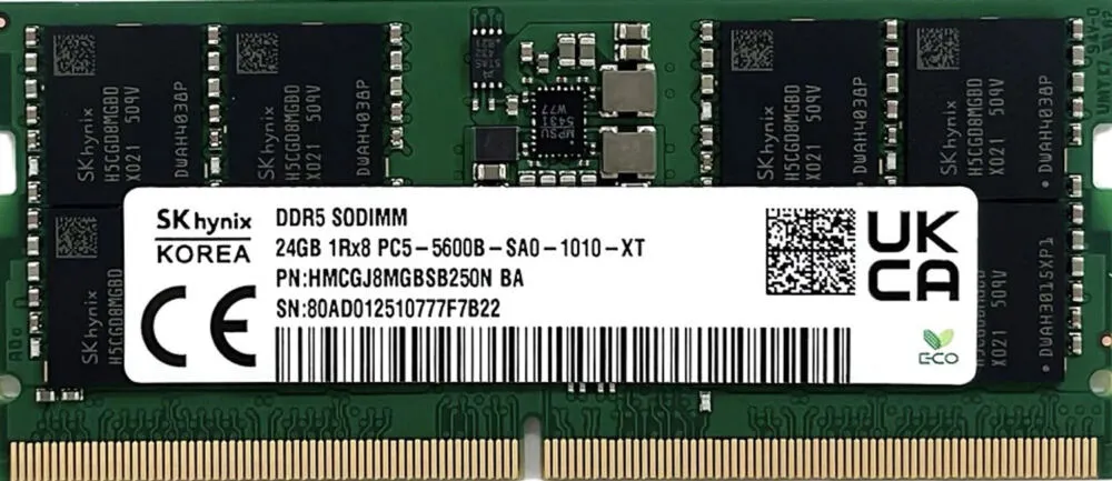 HP 24GB DDR5 5600 SODIMM RAM Bellek