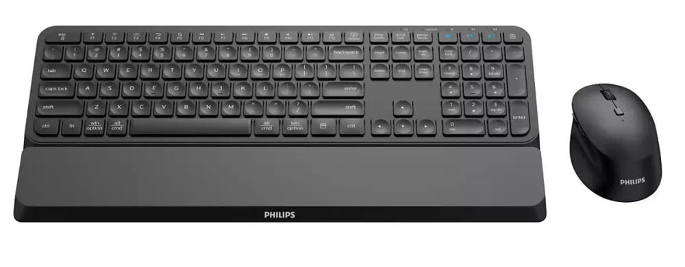 Philips 6000 series SPT6607B/25 Fare dahil Evrensel RF Kablosuz + Bluetooth Siyah Klavye Thumbnail 3