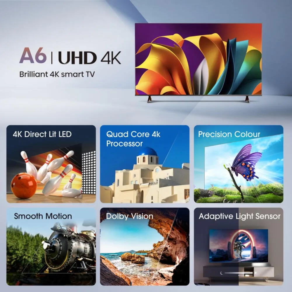 Hisense 50E6NT 20014033 50 inç 4K Ultra HD TV Thumbnail 2